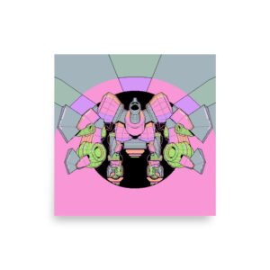 Cannon Mecha - Print
